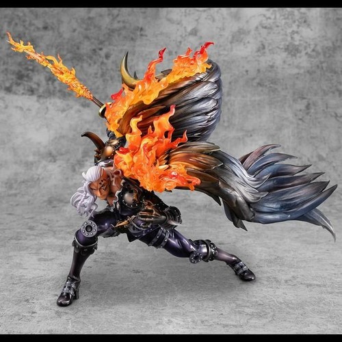 ONE PIECE - Beasts Pirates All-Stars King 1/8 Pvc Figure P.O.P. MegaHouse - Foto 4 di 11