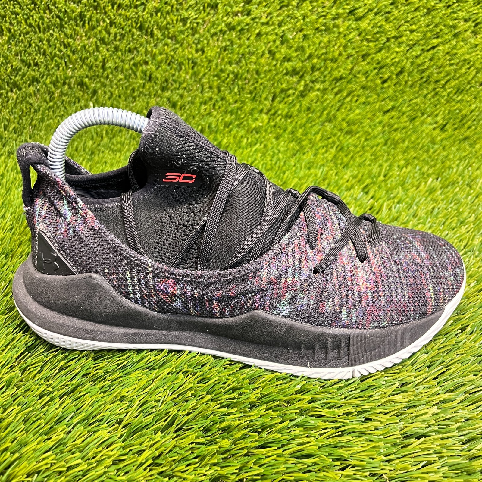 SAOLA Scarpe da ginnastica Under Armour Curry 5 Tokyo Nights ragazzo taglia 6 anni nere