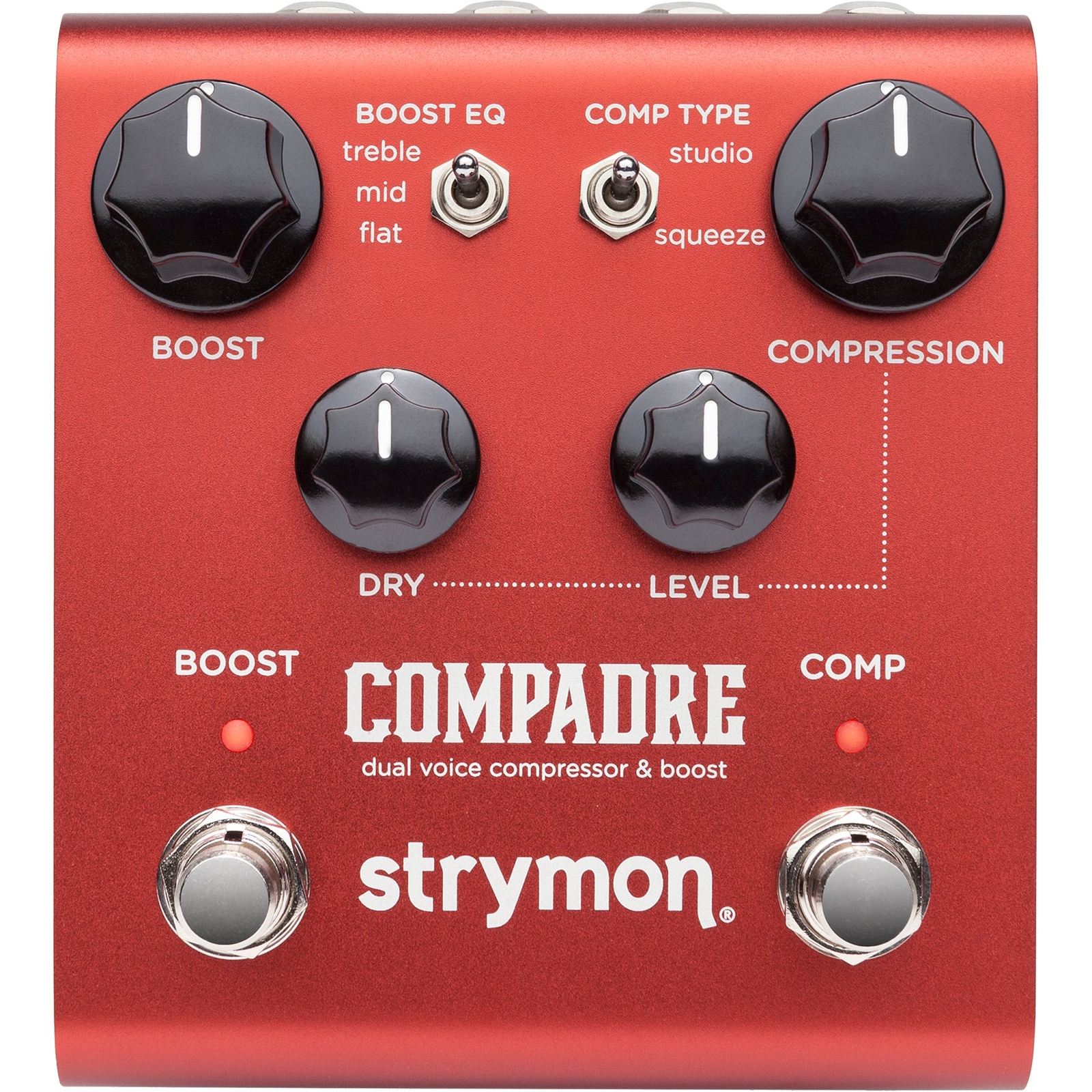 Strymon Compadre Dual Voice Compressor и педаль усиления