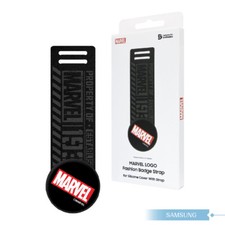 Original Samsung Marvel logo fashion badge strap for S22 Series Silicone Cover