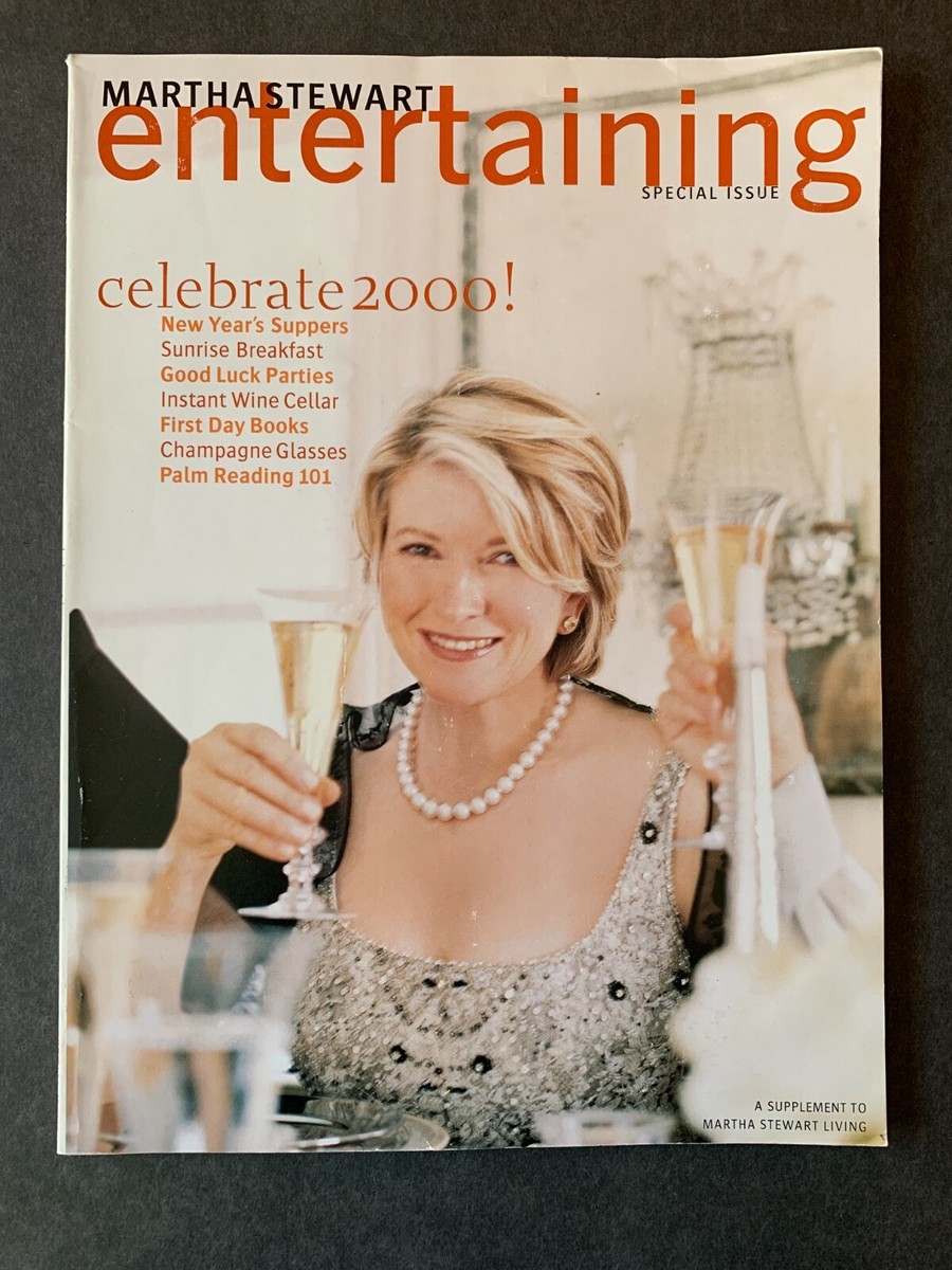 Martha Stewart Living Entertaining Magazine 2000 2000's Lifestyle
