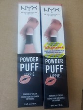 2 NYX Powder Puff Lippie Lip Creams #PPL02 Puppy Love & PPL04 Squad Goal New
