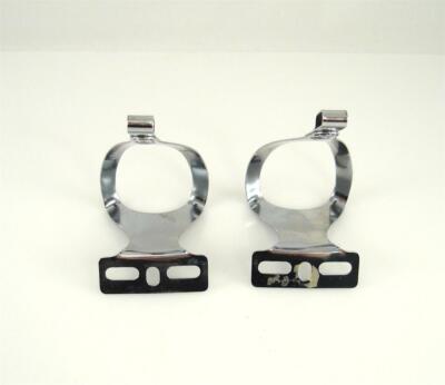 Cale-pieds Christophe Vintage : Clips Et Sangles Chrome Pour Vélo De Route (made In France)