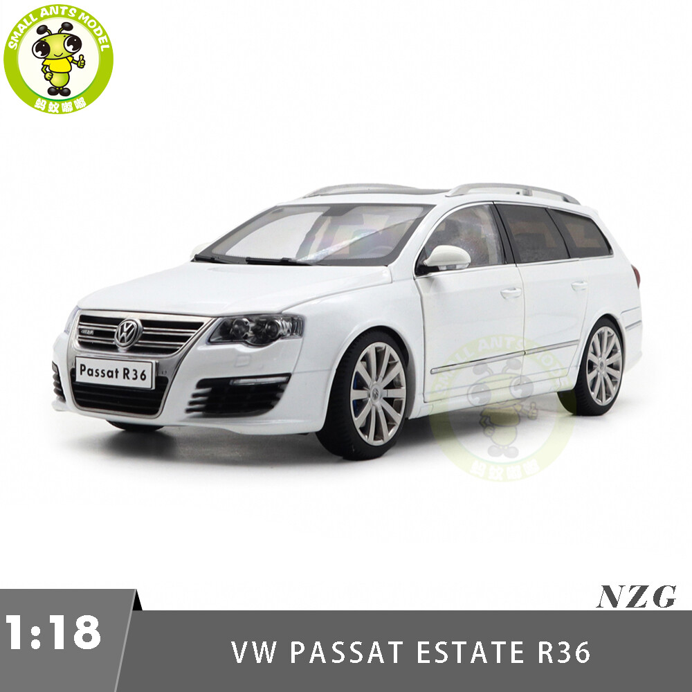 1/18 NZG VW Volkswagen Passat Estate R36 Wagon White Diecast Model