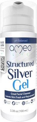 Extra Strength 35 ppm Gel for Sensitive Skin - Fast-Absorbing Silver Cream 100ml