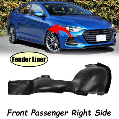 Front Passenger RH Side Fender Liner Splash Shield For 2017-2018 Hyundai Elantra