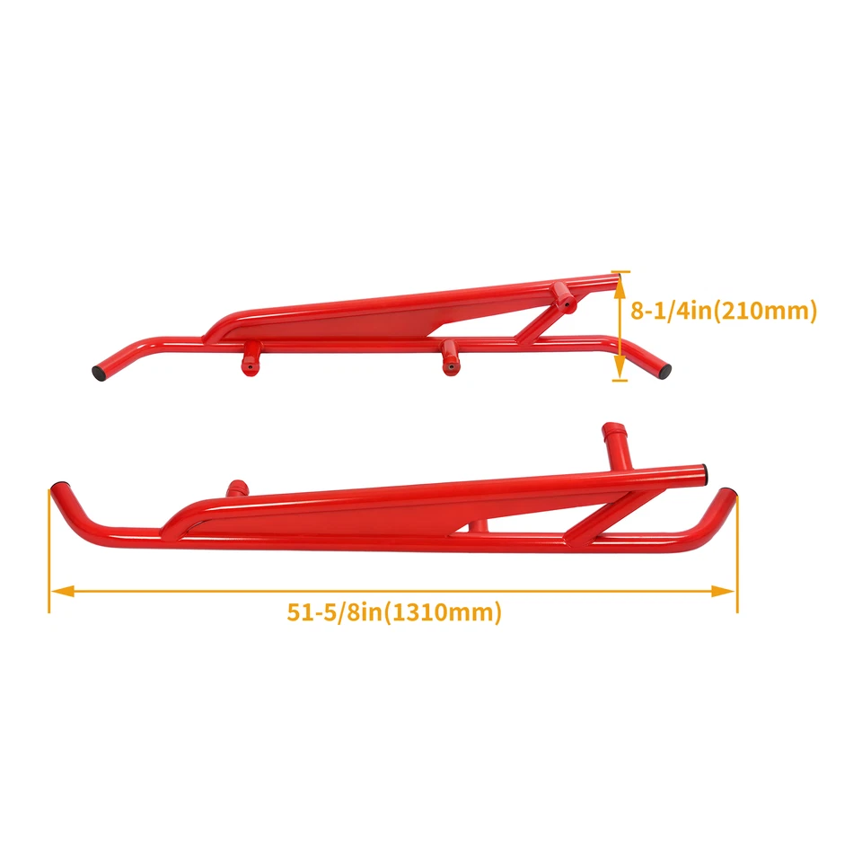 Side Nerf Bars Rock Slider 2-Seater Tree Kicker For Can Am Maverick X3 2017-2024 Foto 2 de 4
