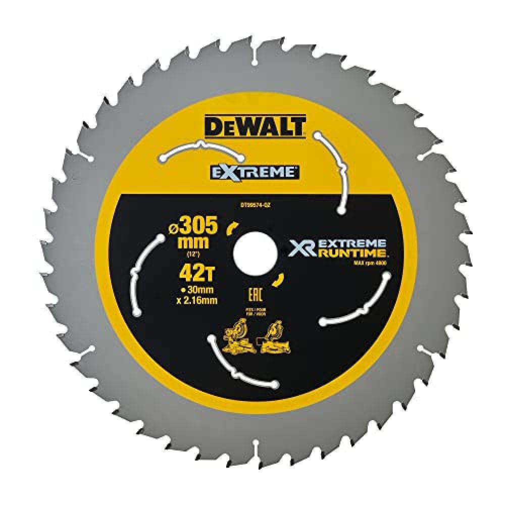 (TG. Large) DEWALT DT99574-QZ - Hojas para Sierra Circular Estacionaria XR EXTRE