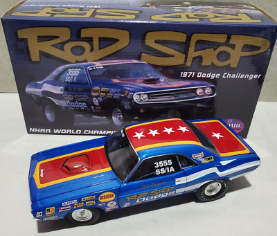 ROD SHOP 1971 CHALLENGER SUPER STOCK 1:18 #A1806028AA - 1 OF 300