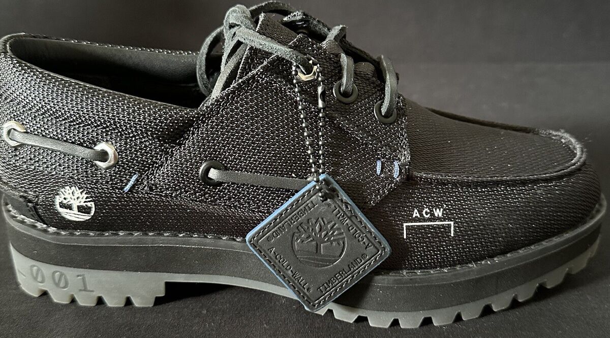 Timberland x A-Cold-Wall Future 73 3-Eye Lug Boat Shoe Black Timberland x A-Cold-Wall Future 73 3-Eye Lug Boat Shoe Black