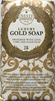 Nesti Dante Luxury Gold Soap - Care and Gold Leaf 23K - 250 gr