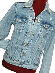 ripped bottom denim jacket