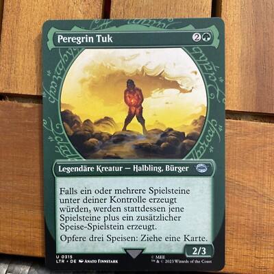 Magic - Peregrin Tuk - Uc/Leg. Kreatur - Der Herr der Ringe Extras - NM