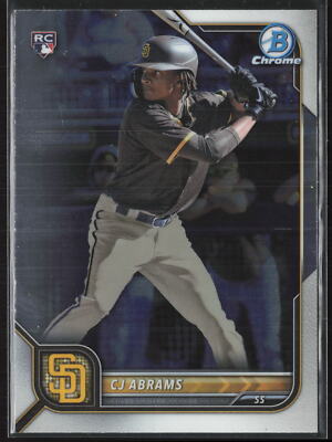 2022 Bowman Chrome CJ Abrams 12 RC | Washington Nationals