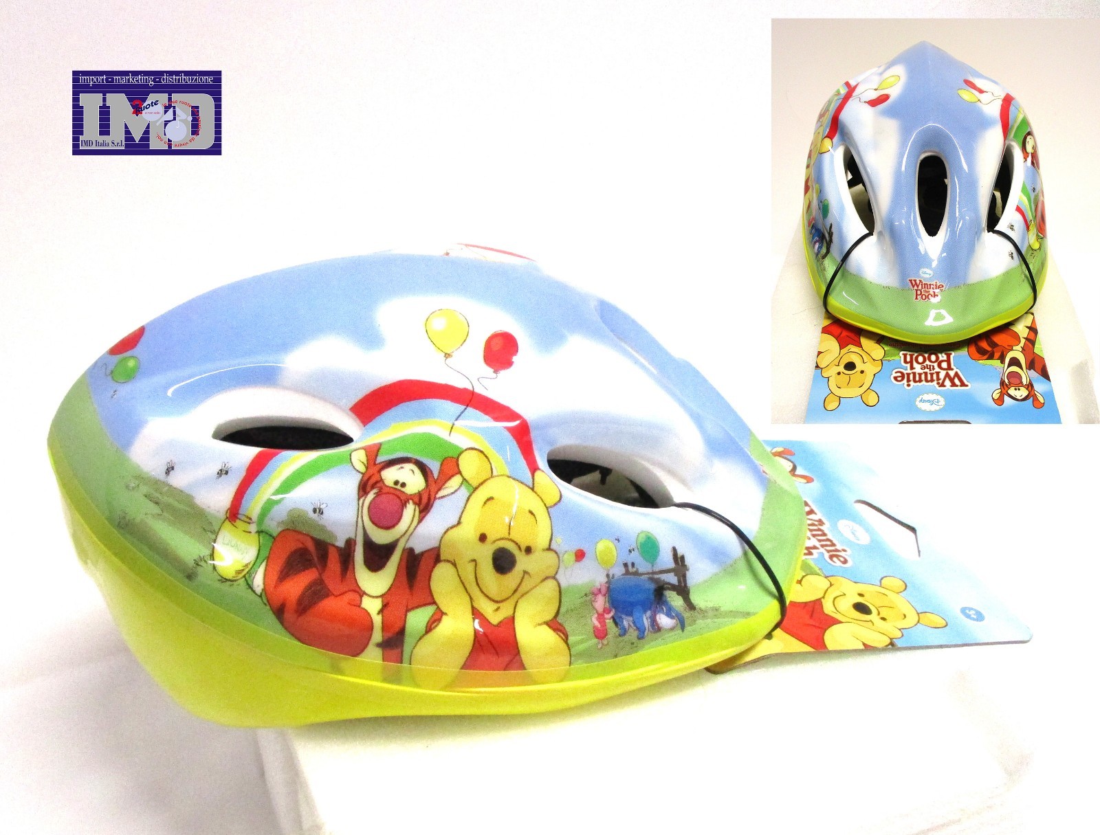 Casco Bimbo Bambino per Bici Disney WINNIE THE POOH caschetto 52-56 cm