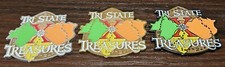 Tri State Treasures X GeocoinSet Of 3 - Unactivated Pathtag Alt Geocaching