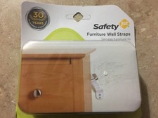 Safety First 11014 Furniture Wall Straps, FREE SHIPPING