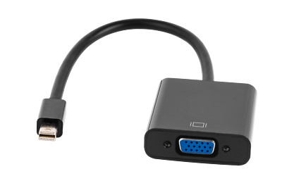 5901890014458 Złącze adapter wtyk MINI DISPLAYPORT - gniazdo VGA Cabletech