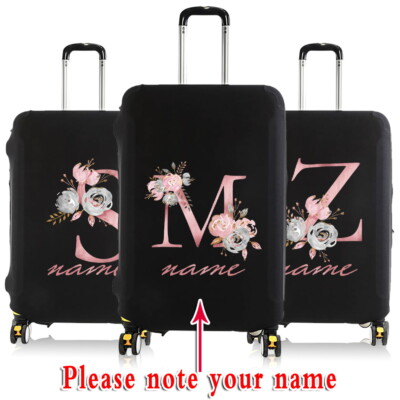 Personalised Custom Name Suitcase Cover Trolley Cover Luggage Protective  Cover UK