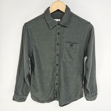 Katin Twiller Flannel Button Up Shirt Trooper Green Boys Youth Medium 10-12