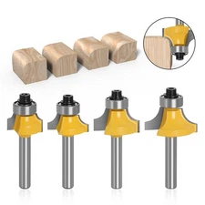 6mm / 1/4 Shank Corner Round Over Router Bit With Bearing Milling Cutter^