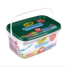 CRAYOLA Crayon Tub Exclusive Collection 168 incl. 32 Specialty  24 World Colors
