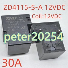 Relé de 4 pines #TT nuevo ZD4115-S-A 12VDC A4-LXE 30A