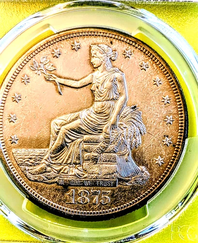 1875--S--TRADE DOLLAR--1$--GEM--AU--LUSTORUS--TONE--SHARP STRIKE-OVER 150 YEARS