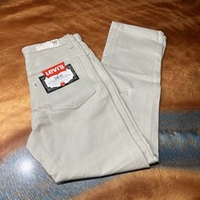 Vintage Big E Levi  s Slim Fits Denim Jeans size 29x28 NOS Made in USA 1960s