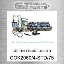 COK2060/4-STD/75 KIT, O/H ENGINE 4B STD Maxiforce (NEW AFTERMARKET)