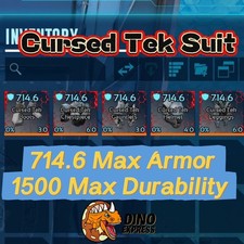 Cursed Tek Armor Suit MAX Stats ARK🦕 Survival Ascended ASA PVE PC/XBOX/PS