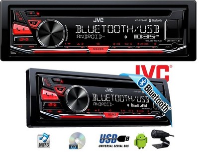 JVC KD-R784BT Autoradio Bluetooth CD-Player MP3 USB AUX Radio Freisprechen 50Wx4