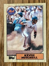 1987 Topps Kevin Mitchell #653 Rookie Card