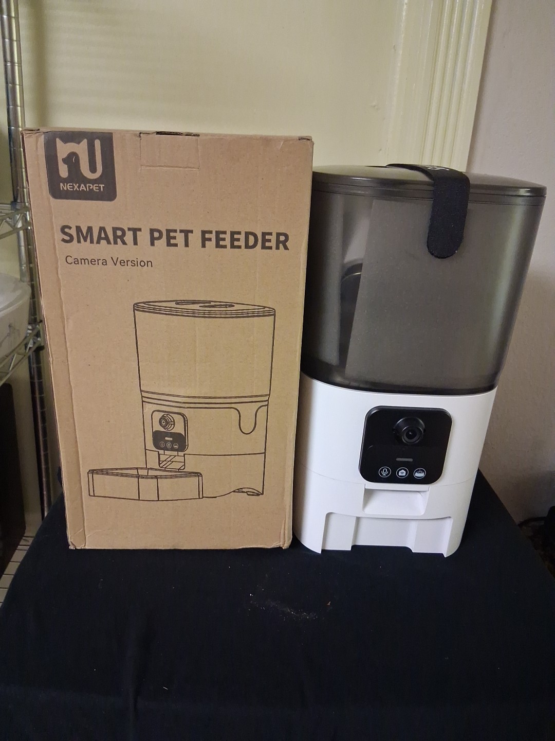 6L Smart Pet Feeder with Camera, 1080p HD, Night Vision, Two