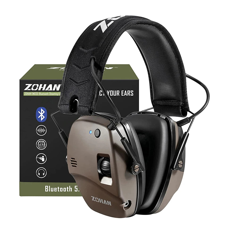 5.0 Bluetooth Electronic Tactics Earmuffs Hearing Protection Active Noise 