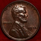 Uncirculated 1935 Philadelphia Mint Copper Lincoln Wheat Cent