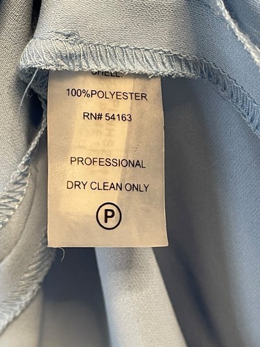Marc New York Womens 6 Light Blue Modern Office Shift Dress Pockets Band Collar - Picture 15 of 15