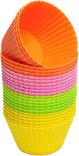 Extra Large Silicone Muffin Cups 24 Pack 3.54 Inch