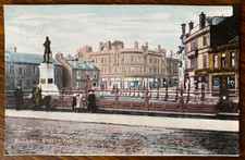 ALLOWAY STREET, AYR Antique 1905 ART PUBLISHING Coloured Photo Old Post Card