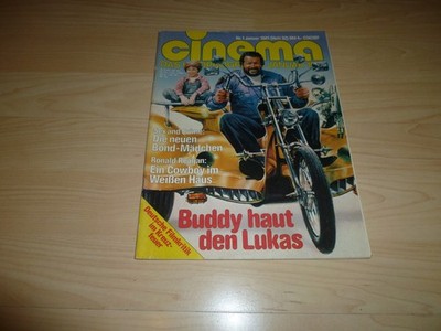 Zeitung Zeitschrift Magazin Cinema Nr. 1 / 1981 - Bud Spencer - Buddy haut den L
