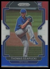 2022 Panini Prizm #122 Thomas Szapucki White Wave Prizm