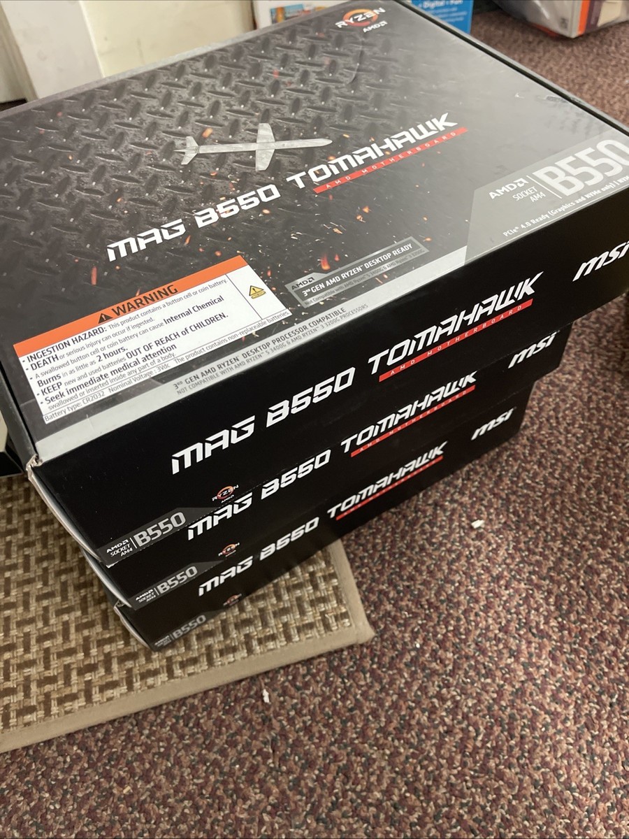 MSI MAG B550 Tomahawk AMD AM4 ATX Desktop Motherboard