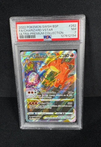 2022 Pokémon Charizard VSTAR UPC Full Art Black Star Promo 2022 #262 PSA 7 NM