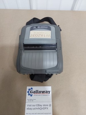 Zebra QL420 Plus Portable Printer Wireless USB No Charger
