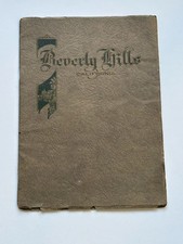 Beverly Hills California Promotional Booklet 1920’s By Velma Ruess