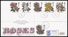 1991 GB Roses Royal Mail FDC Rosehill Aberdeen CDS