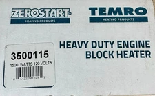 Phillips & Temro 3500115 Immersion Plug Heater 120 V, 1500 Watts, 25 Mm (G)