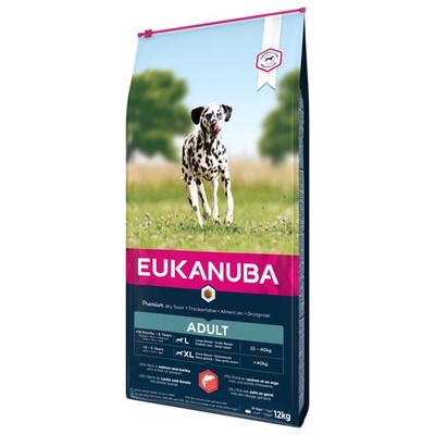 Eukanuba Adult L/XL Lachs 12 kg Hundefutter Alleinfuttermittel