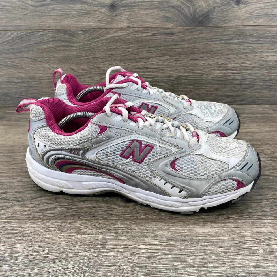 Tênis de corrida New Balance SL-2 feminino tamanho 9.5 cinza rosa CW411SJ - Imagem 2 de 4