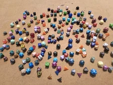 200  Role Playing Game Dice Assorted Collection D&D Mixed Lot Dungeons Dragons